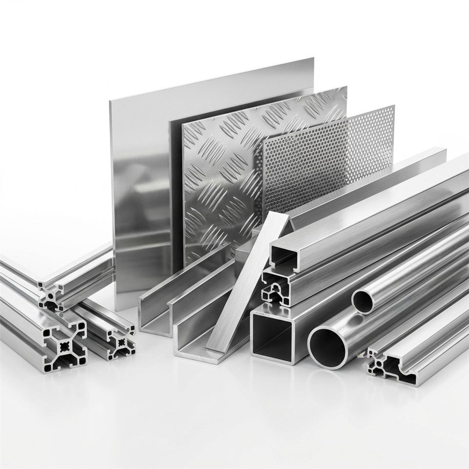 Profil Ekstrusi Struktural Paduan Aluminium 6061 Berkinerja Tinggi